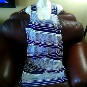 Nice blue white design dress